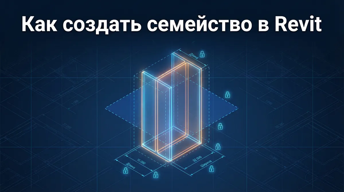 Как создать семейство в Revit