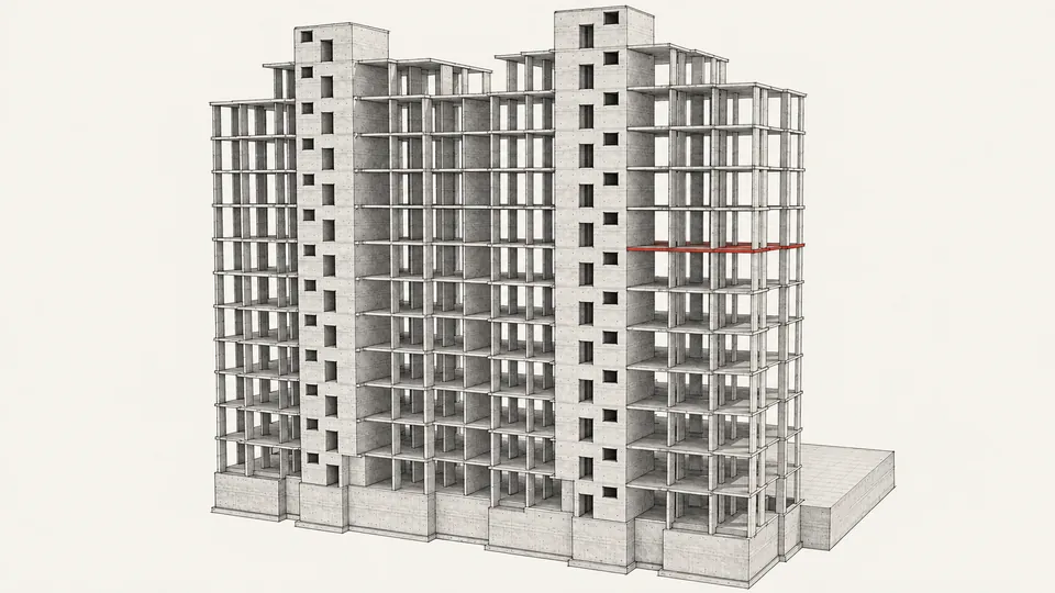 Многоэтажное здание с паркингом в Revit, AutoCAD и ЛИРА-САПР