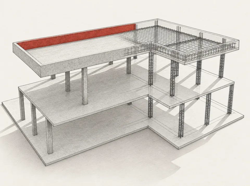 Железобетонные конструкции в Revit